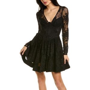 Ellie Lace Long Sleeve Corset Dress